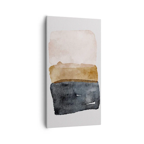 Obraz na plátně - Kompozice zemitých barev - 55x100 cm