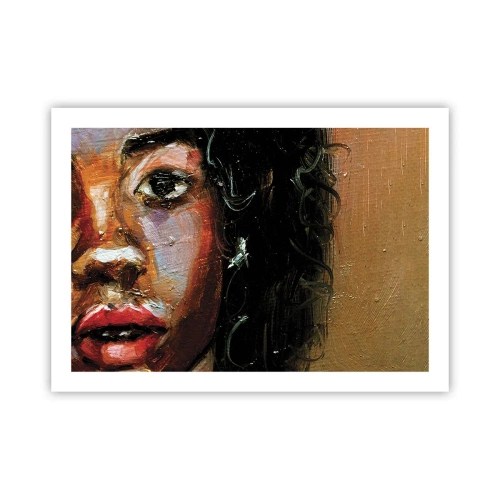 Plakát - Černá a jas - 70x50 cm