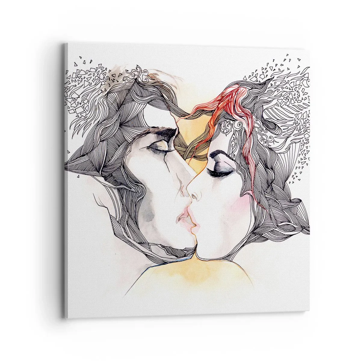 Obraz na plátně - Svět neexistuje - 70x70 cm