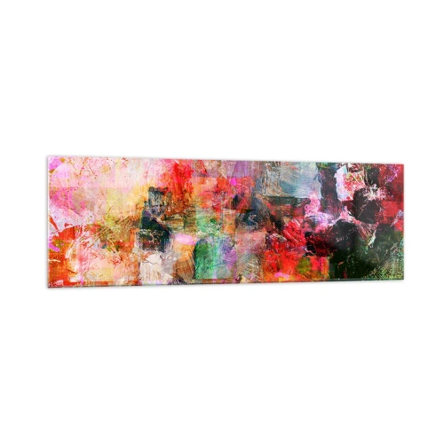 Obraz na skle - Cesta růžovou - 160x50 cm