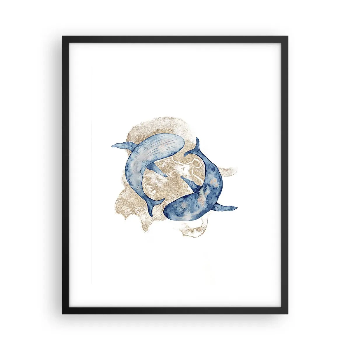 Plakát v černém rámu - Přátelství nebo láska? - 40x50 cm