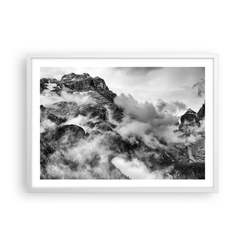 Plakát v bílém rámu - Krásné a kruté - 70x50 cm