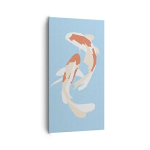 Obraz na plátně - Spontánní synchronizované plavání - 65x120 cm
