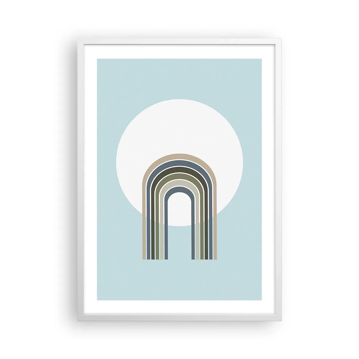 Plakát v bílém rámu - Neodolatelná přitažlivost - 50x70 cm