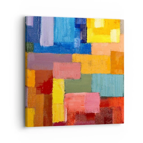 Obraz na plátně - Každý jiný, všechny barevné - 30x30 cm