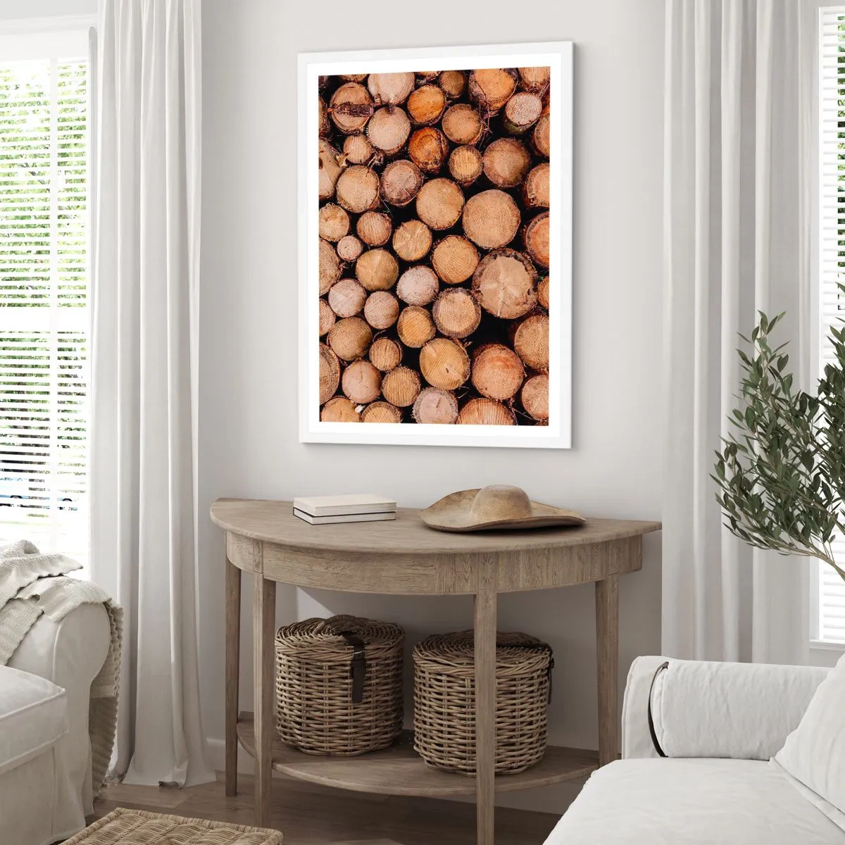 Plakát v bílém rámu - Nový začátek - 50x70 cm