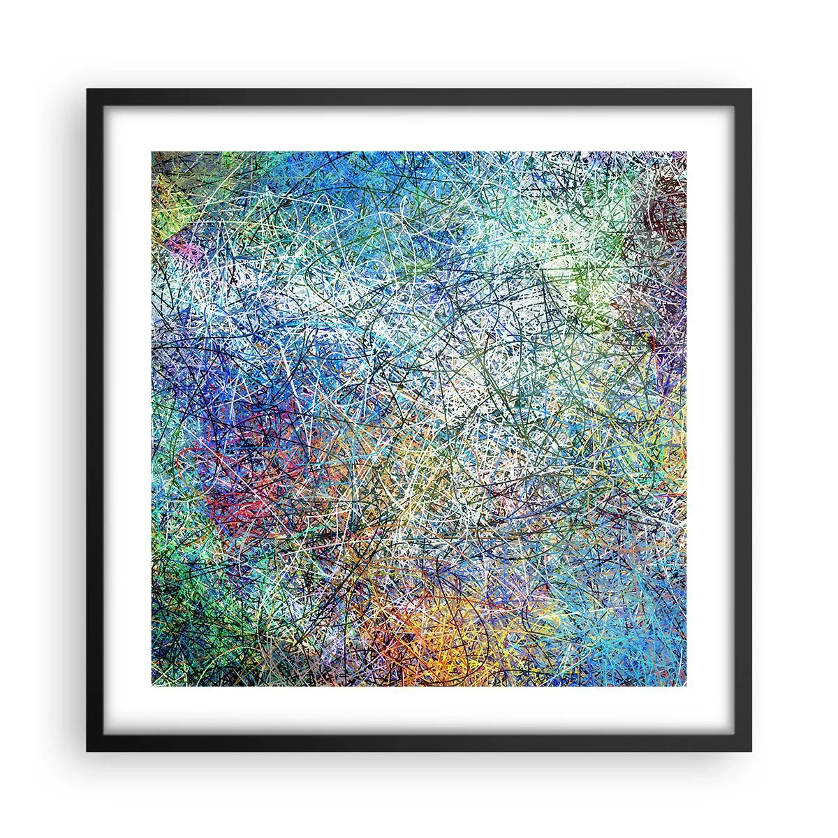 Plakát v černém rámu - To není tak jednoduché - 50x50 cm