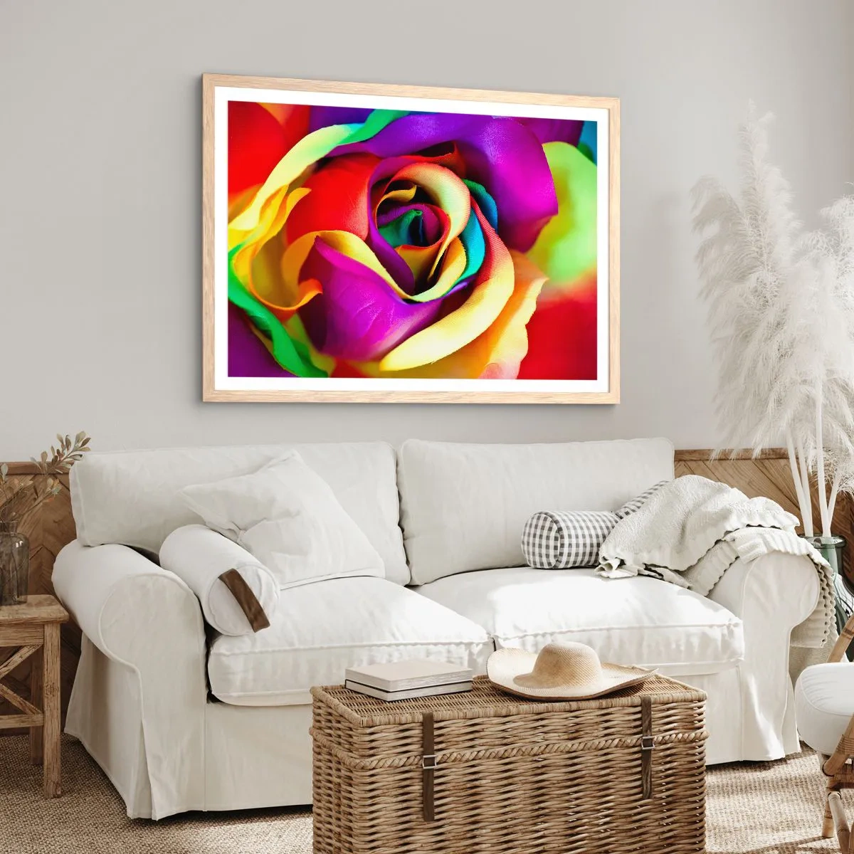 Plakát v rámu světlý dub - To není možné - 70x50 cm