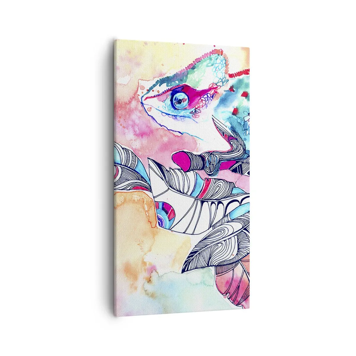 Obraz na plátně - Barevný jako náš svět - 55x100 cm
