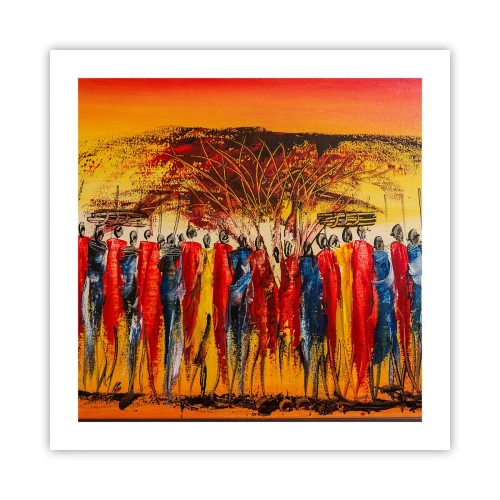 Plakát - Tam, tam, tam, tam jdou - 50x50 cm