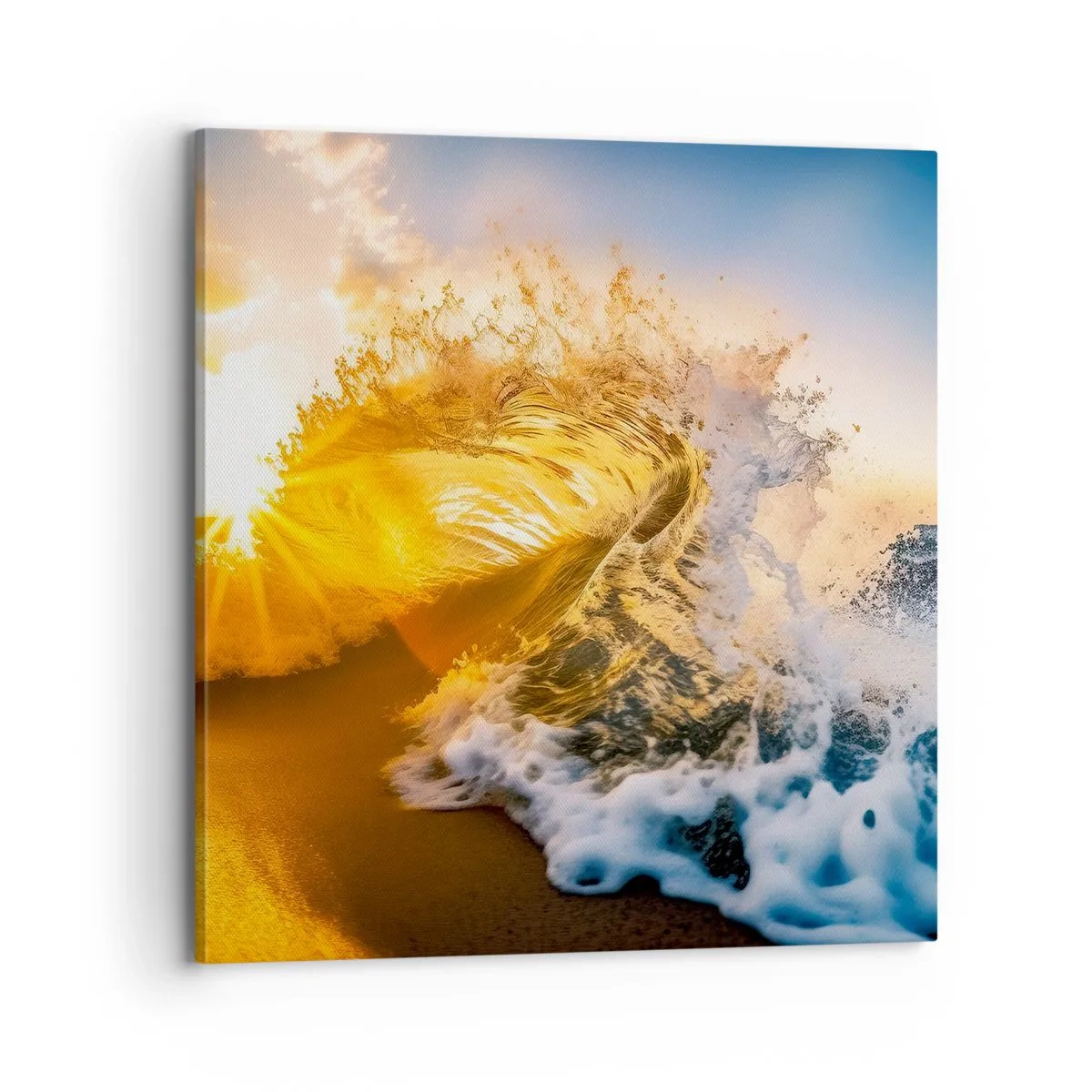 Obraz na plátně - Hra v písku - 70x70 cm