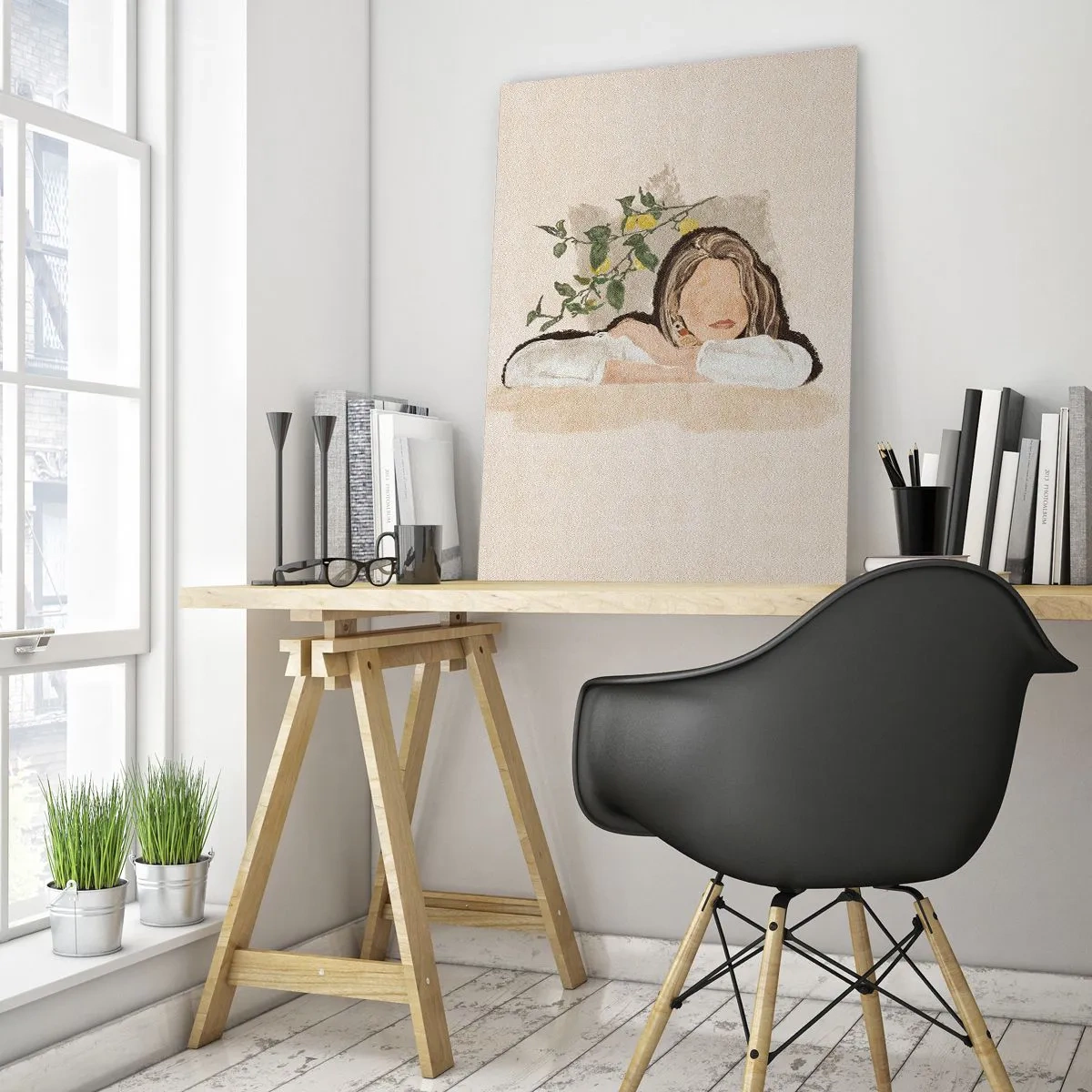 Obraz na skle - Krasavice z jihu - 70x100 cm