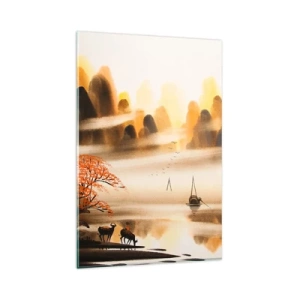 Obraz na skle - Dál než na Dálném východu - 80x120 cm