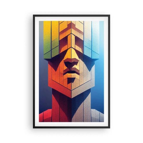 Plakát v černém rámu - Zásadový člověk - 61x91 cm