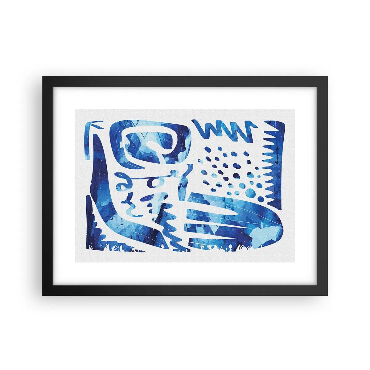 Plakát v černém rámu - Zpět ke kořenům - 40x30 cm