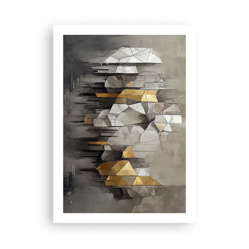 Plakát - Kompozice z ledu a světla - 50x70 cm