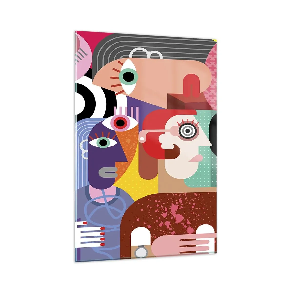 Obraz na skle - My od pána Picassa - 80x120 cm