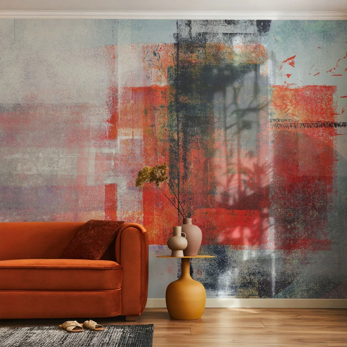 Fototapeta Premium Canvas - Zářící kompozice - Kus, Abstrakce, Průmyslový - 250x175 cm