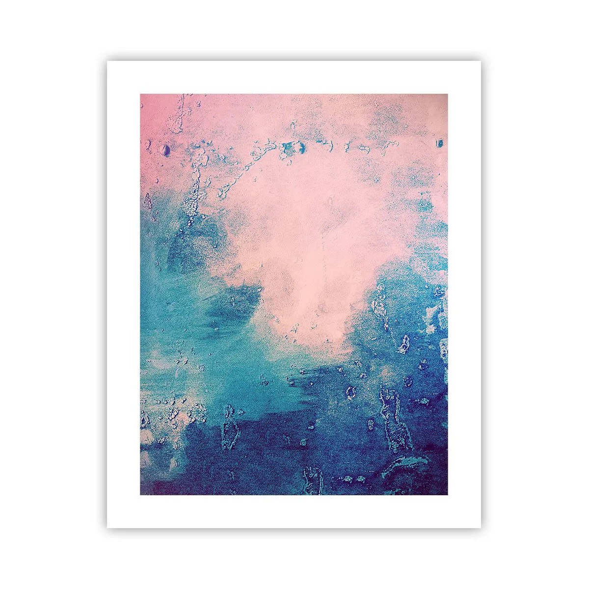 Plakát - Modrá objetí - 40x50 cm