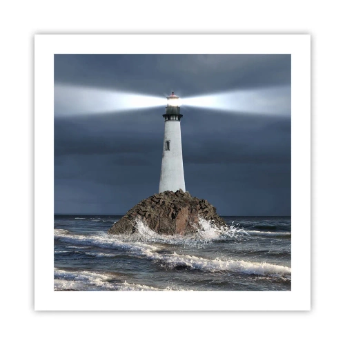 Plakát - Zde…zde…tady! - 50x50 cm