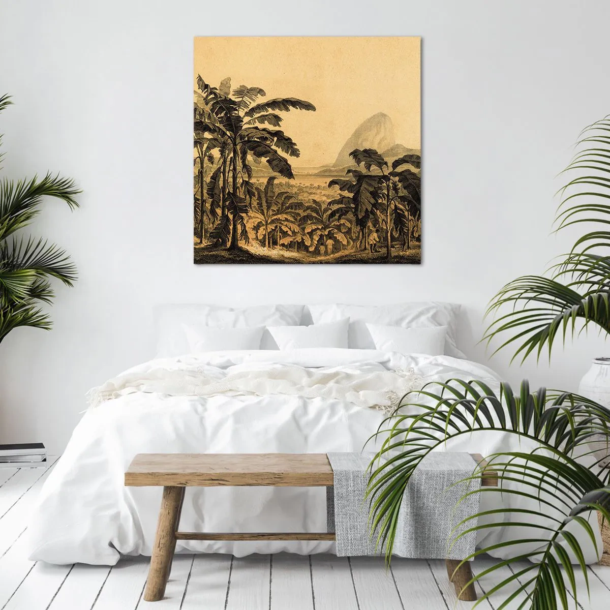 Obraz na plátně - V koloniálním stylu - 60x60 cm