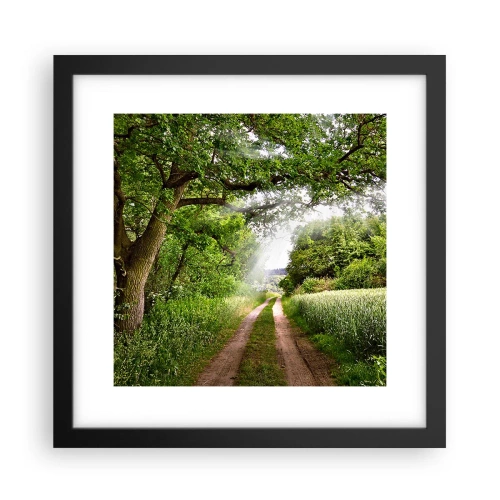 Plakát v černém rámu - Et in Arcadia ego - 30x30 cm