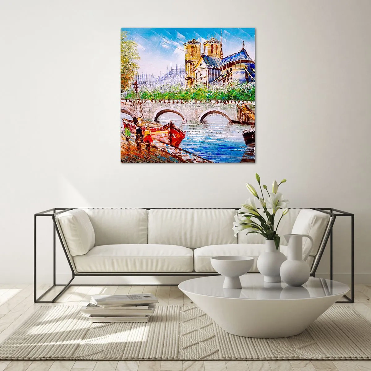 Obraz na skle - Jejich čas nikdy nepomíjí - 60x60 cm