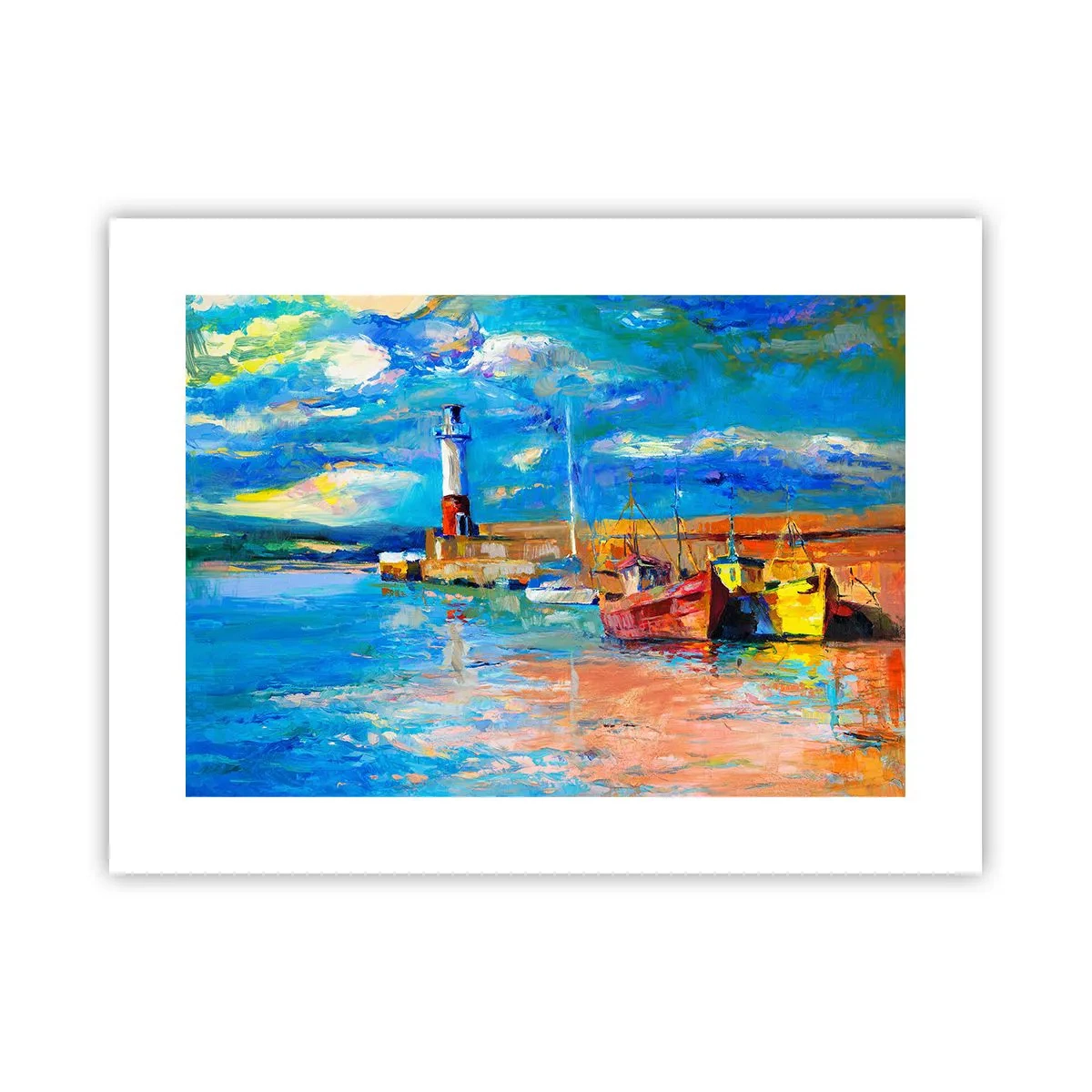 Plakát - Odpoledne v duhové zátoce - 40x30 cm