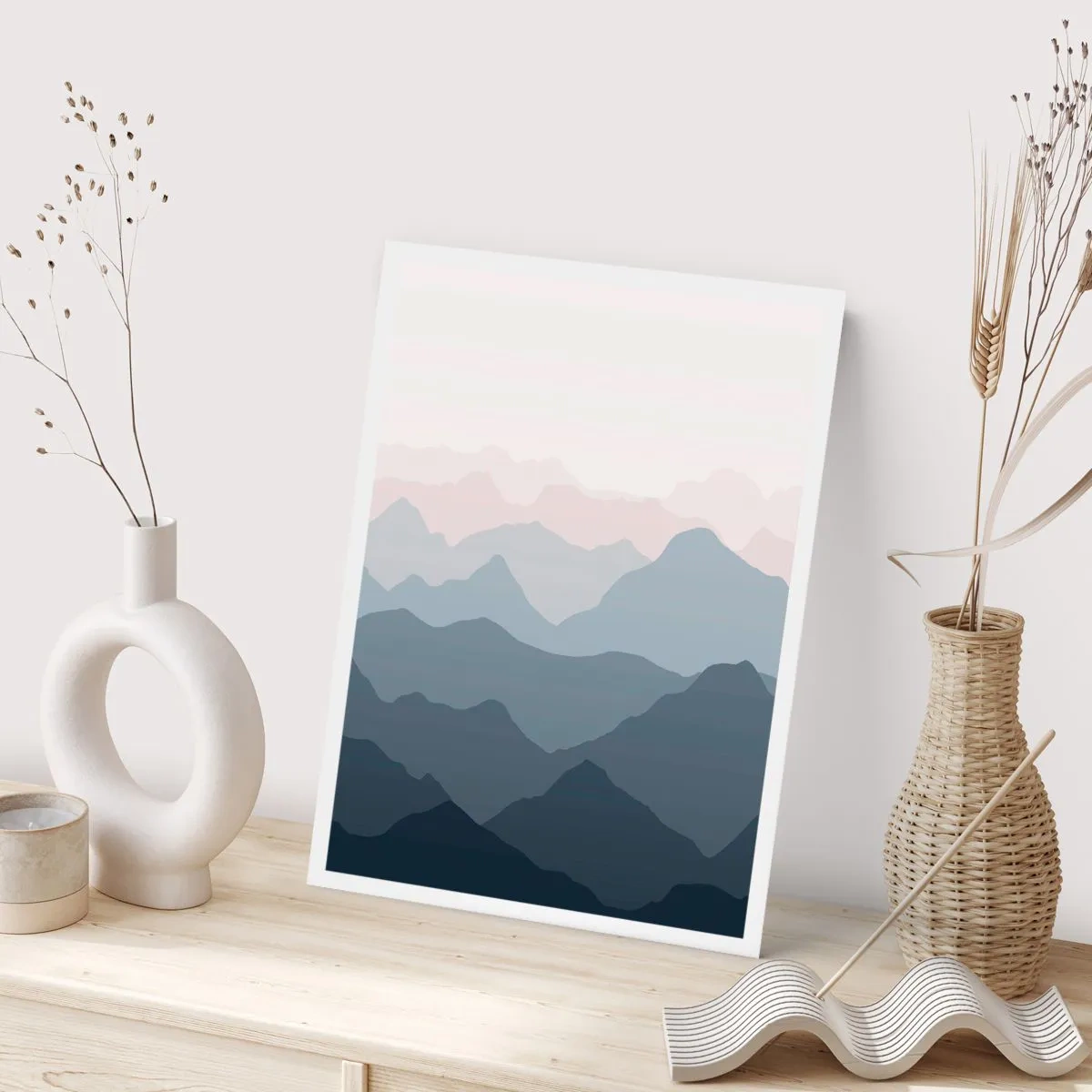 Plakát - Vlny hor - 50x70 cm