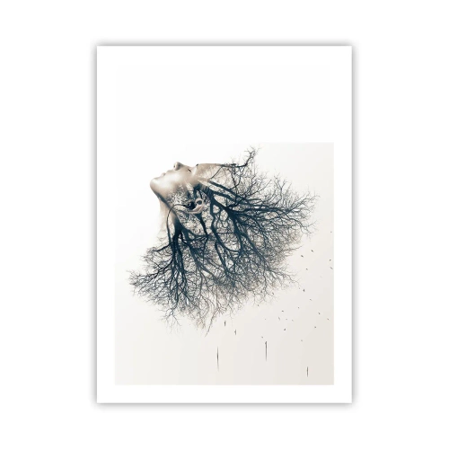 Plakát - Okouzlená šepotem stromu - 50x70 cm