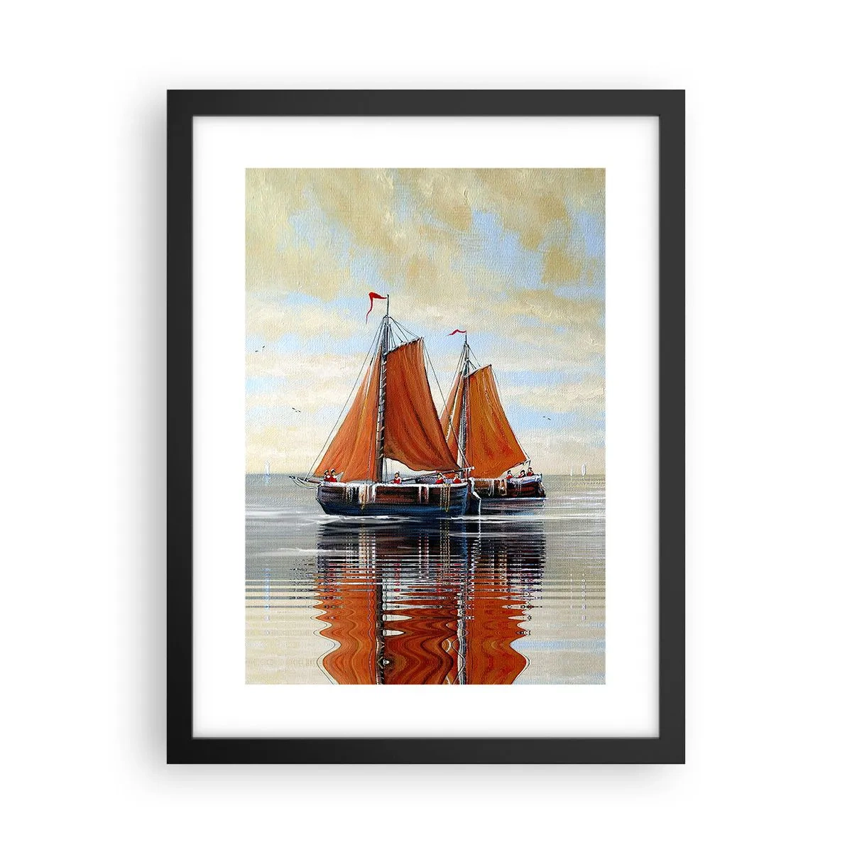 Plakát v černém rámu - Pluj, námořníku… - 30x40 cm