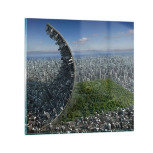 Obraz na skle - Příroda je věčná - 40x40 cm