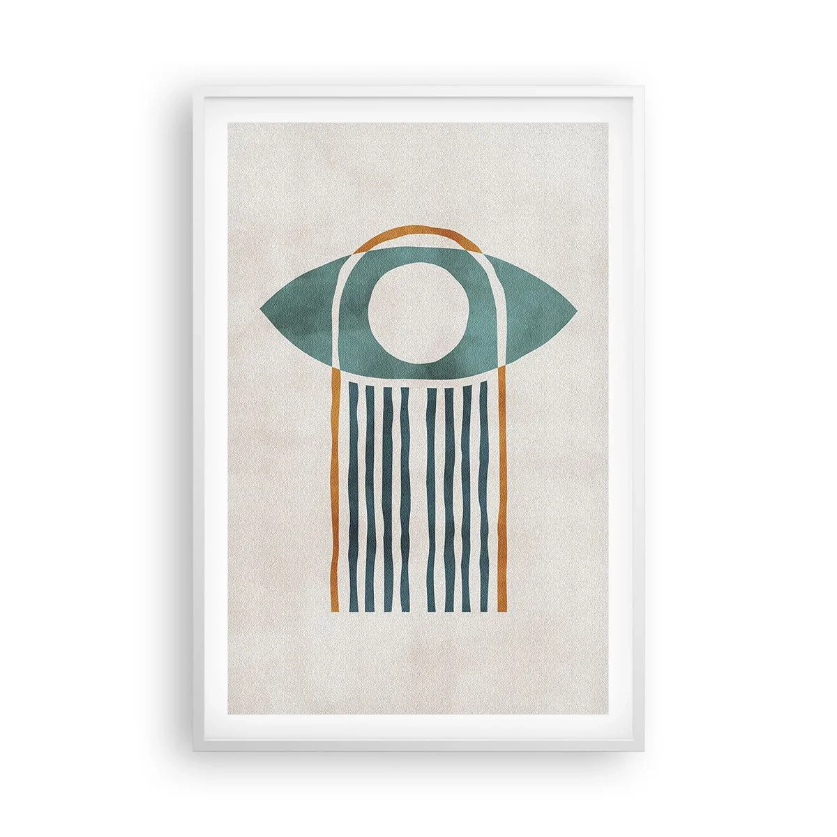 Plakát v bílém rámu - Znaky a rituály - 61x91 cm