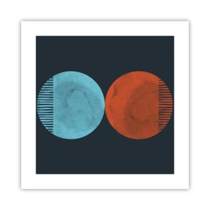 Plakát - Pouze geometrie? - 40x40 cm