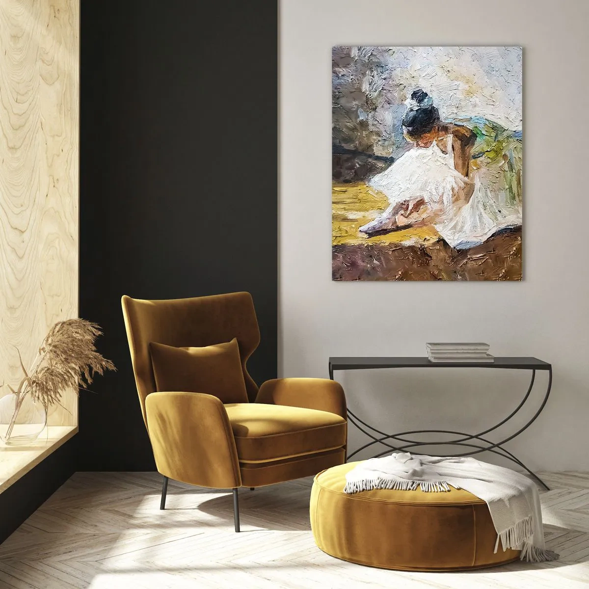 Obraz na skle - Z Degasova obrazu - 50x70 cm