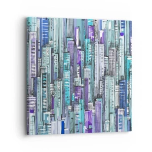 Obraz na plátně - Zmodralé od nebe - 30x30 cm