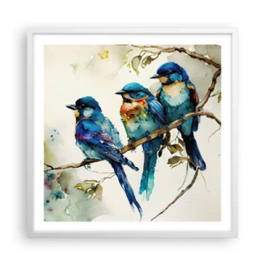 Plakát v bílém rámu - Urazil se? - 60x60 cm