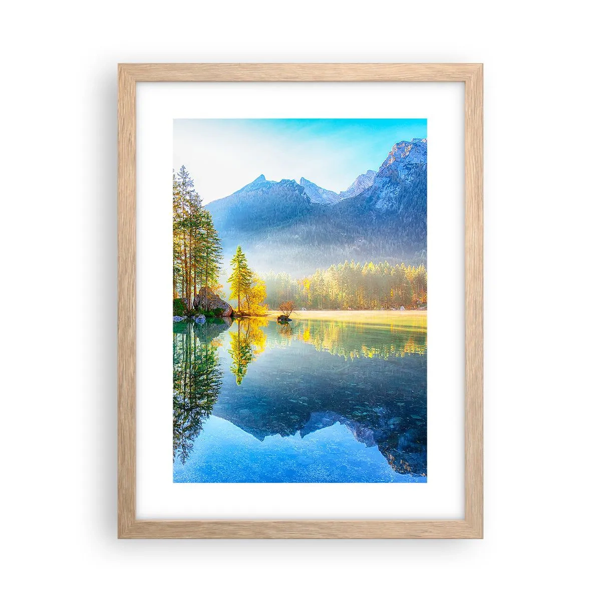 Plakát v rámu světlý dub - Majestát a sladkost - 30x40 cm