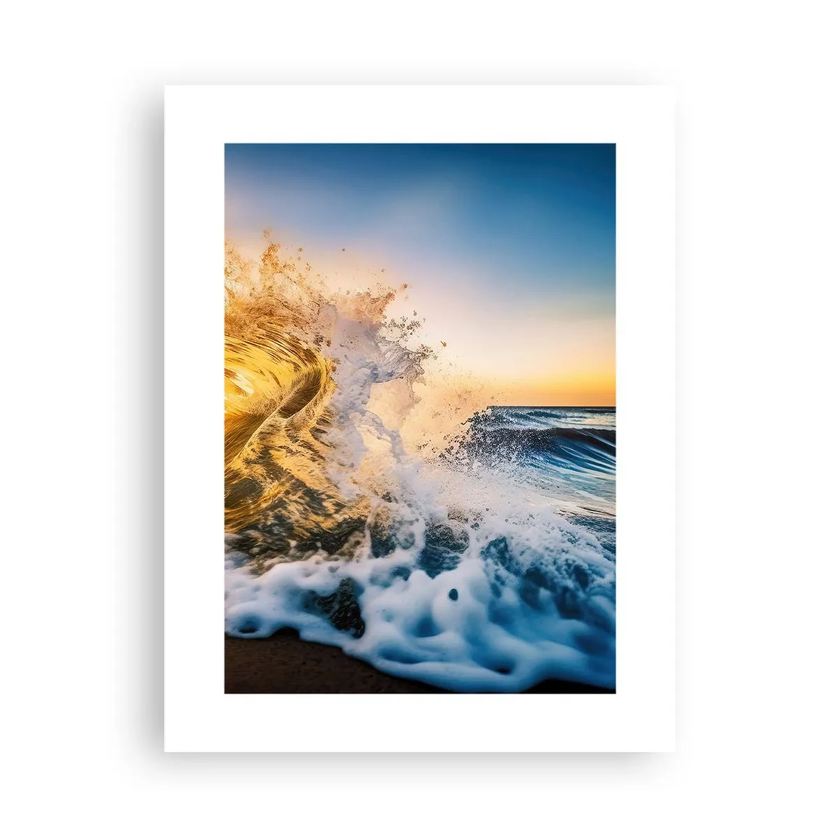 Plakát - Hra v písku - 30x40 cm