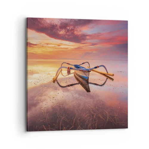 Obraz na plátně - Klid tropického večera - 70x70 cm