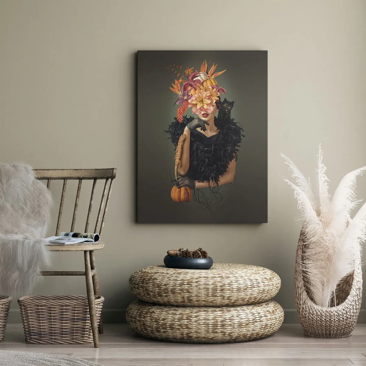 Obraz na plátně - Kouzlo čarodějnice - 80x120 cm