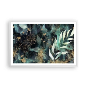 Plakát v bílém rámu - Kouzelná zahrada - 91x61 cm