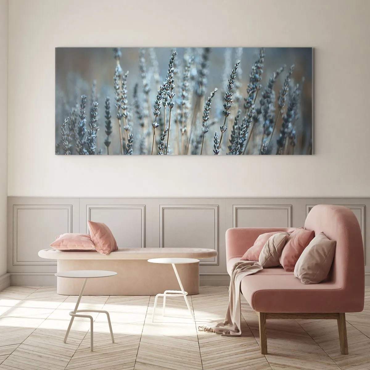 Obraz na skle - Voňavý lán - 120x50 cm