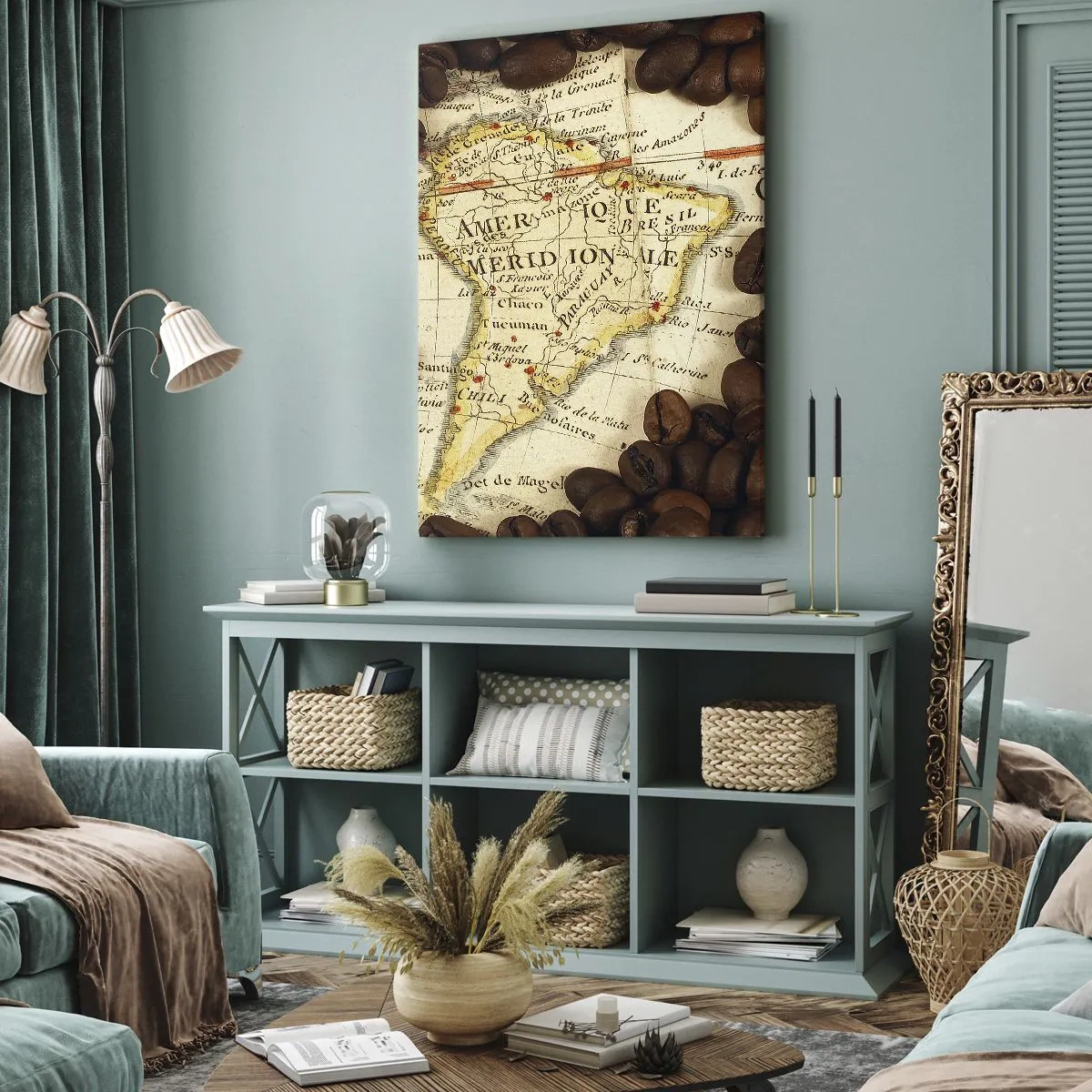 Obraz na plátně - Odkud je nejlepší káva? - 70x100 cm