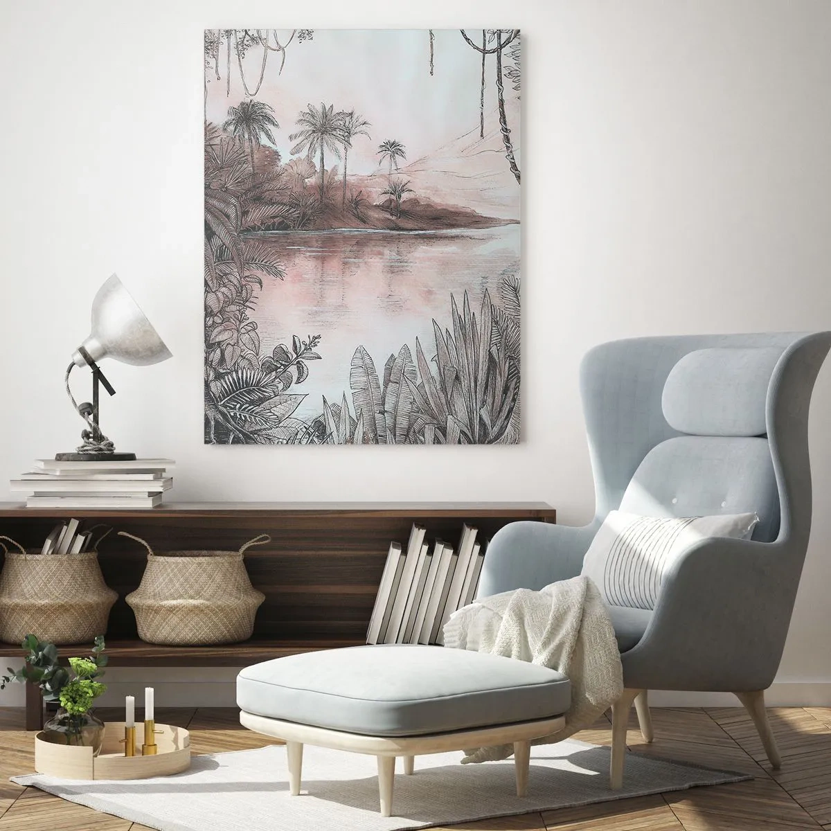 Obraz na skle - Deník cestovatele z 19. století - 50x70 cm