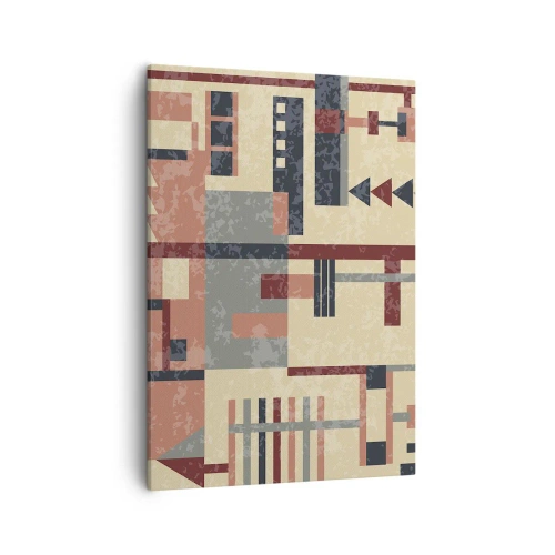 Obraz na plátně - Vodorovná a svislá kombinace - 50x70 cm