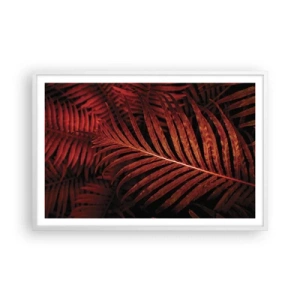 Plakát v bílém rámu - Žár života - 91x61 cm