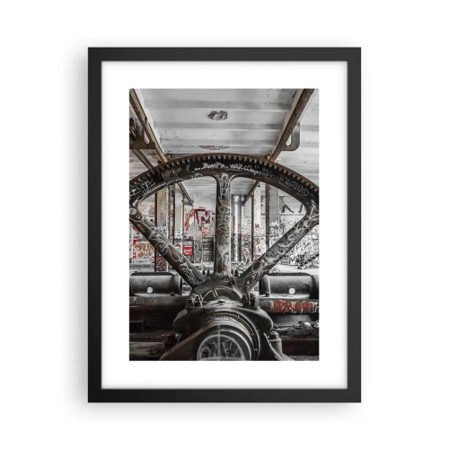 Plakát v černém rámu - Tajný život továrny - 30x40 cm
