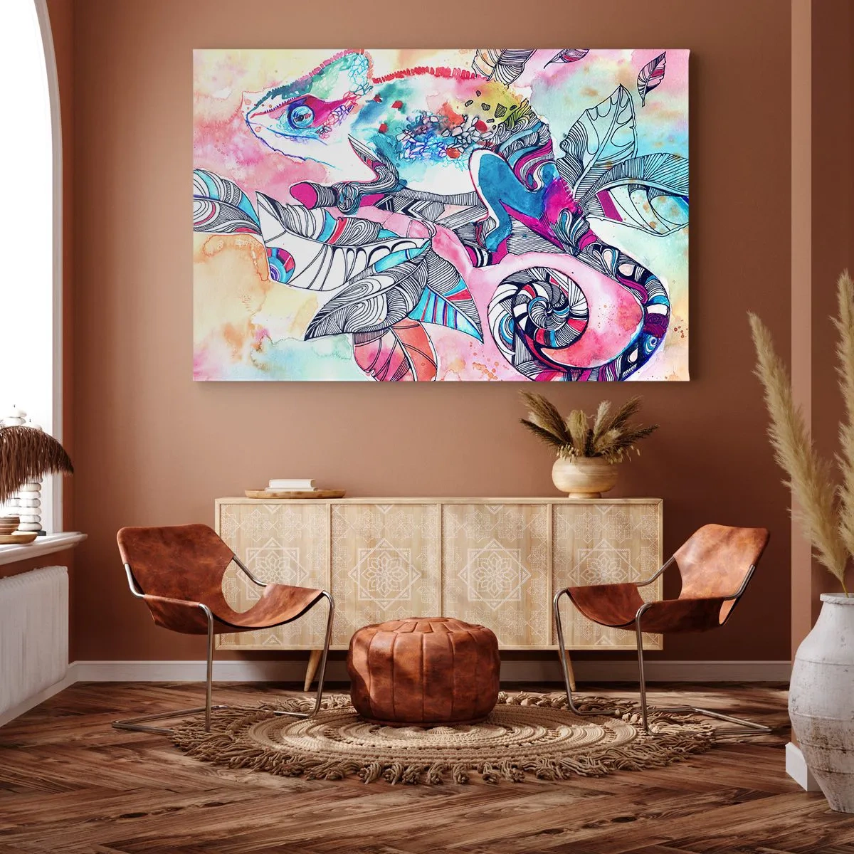 Obraz na plátně - Barevný jako náš svět - 100x70 cm