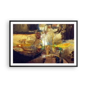 Plakát v černém rámu - Zima, tepleji, horko - 91x61 cm